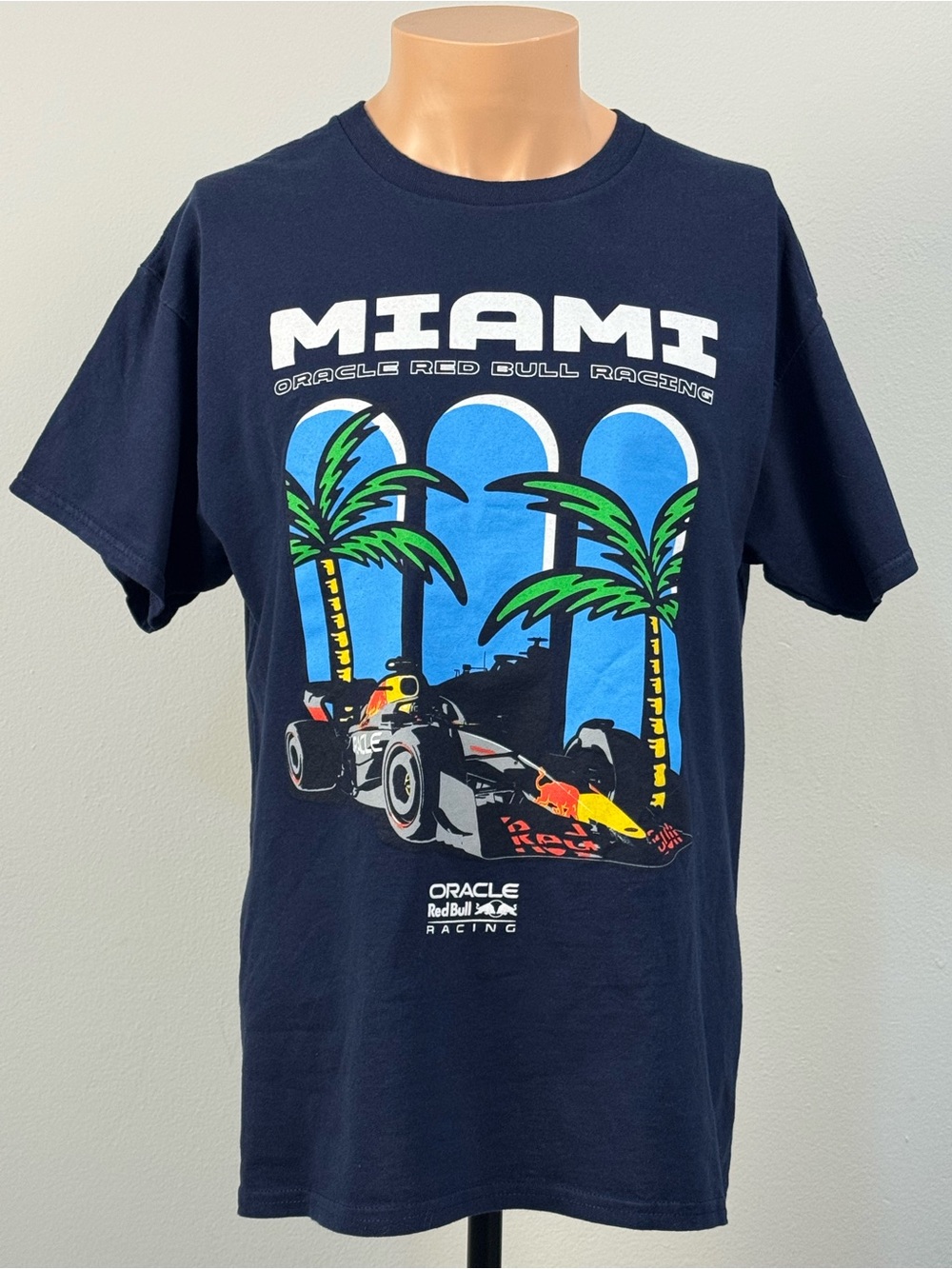 Oracle Red Bull Racing Miami Graphic Tee - Navy